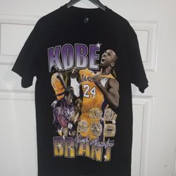 Kobe Bryant Black Mamba 5X Champion T Shirt Mens Size Medium LA Lakers Black New 