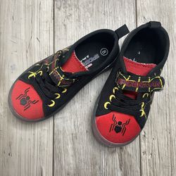 BOYS' MARVEL KID SPIDERMAN LIGHTED CANVAS SNEAKERS