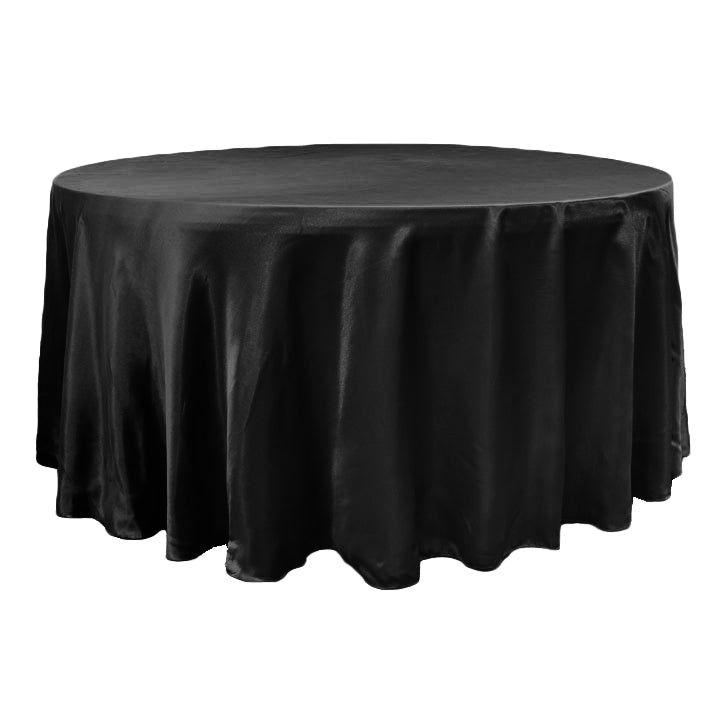 Round Satin Tablecloth