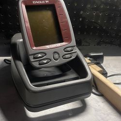Eagle Cuda 168 Fishfinder Head Unit & Skimmer Transducer Sonar Backlight 