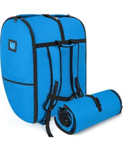 Padded Car Seat Travel Bag Compatible with Doona Car Seat Stroller Car Seat Travel Bag with Lockable Zipper,Foldable Gate Check Bag for Airplane, Trav