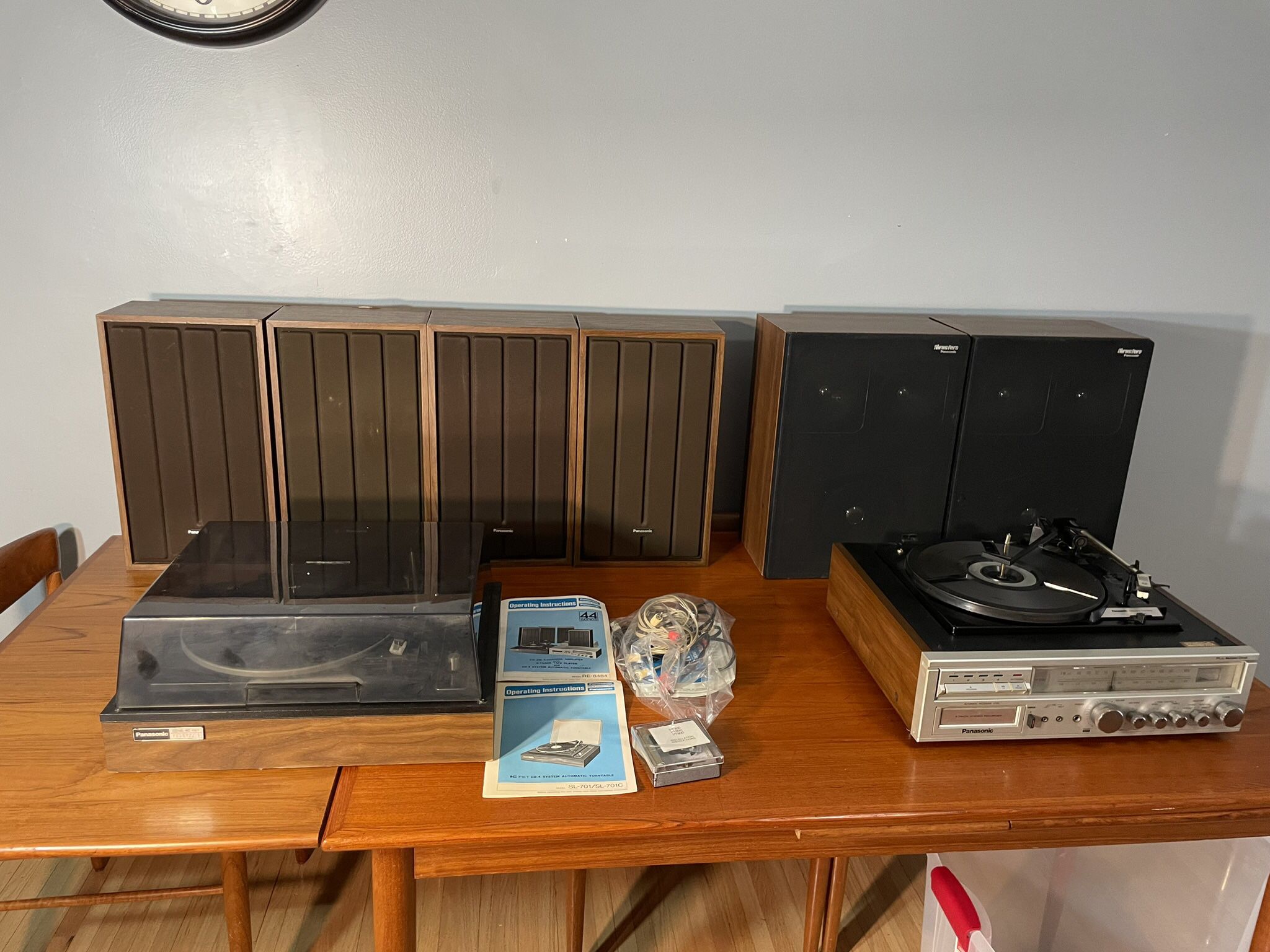Considering All offers Panasonic Turntable Stereo System 8 Track Speakers