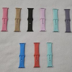 Apple Watch LV Silicone Straps - Sizes 38mm/40mm + 42mm/44mm S/M - $20ea