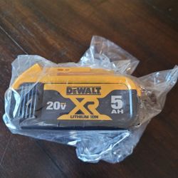 Brand New Dewalt 20v Xr 5.0 Battery $70
