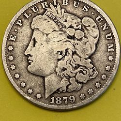 1879 UNITED STATES MORGAN SILVER DOLLAR