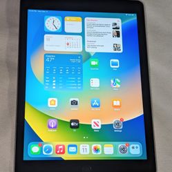 Excellent Condition Silver APPLE iPad 5 32GB WIFI iOS16 - Queens Pick Up -
