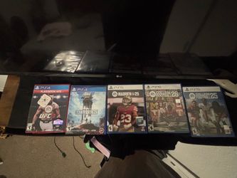 PS4 and Ps5 games