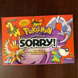 Vintage Pokémon Sorry Board Game