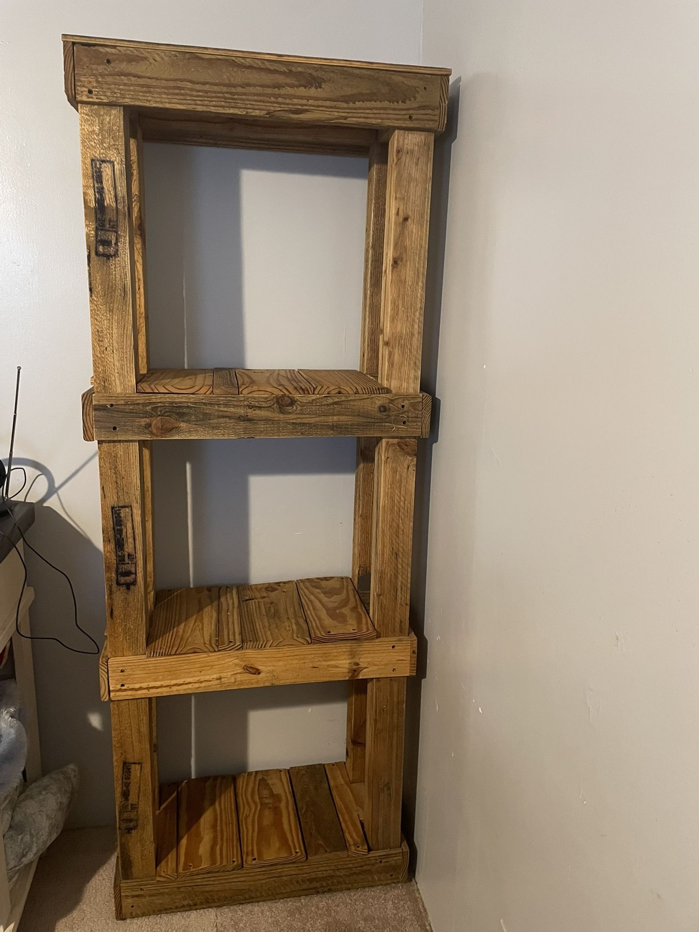 Home made wooden Shelf