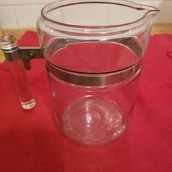 Vintage Pyrex percolator coffee pot flameware glass stove top