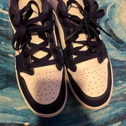 Purple jordan 1 lows 