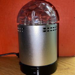 Mini Bluetooth speaker with DJ lights