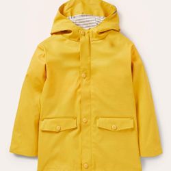 New Mini Boden Waterproof Fisherman's Rain Jacket kids size 8/9  