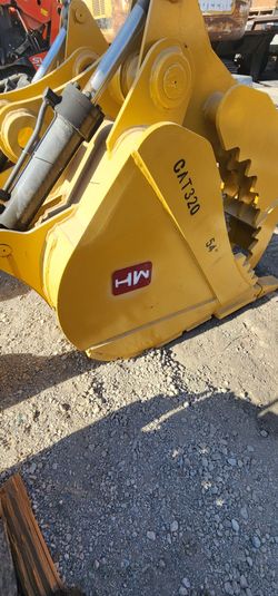 54" excavator hydraulic thumb bucket