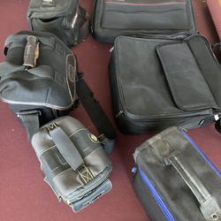 Six Camera Computer Equipment Cases  