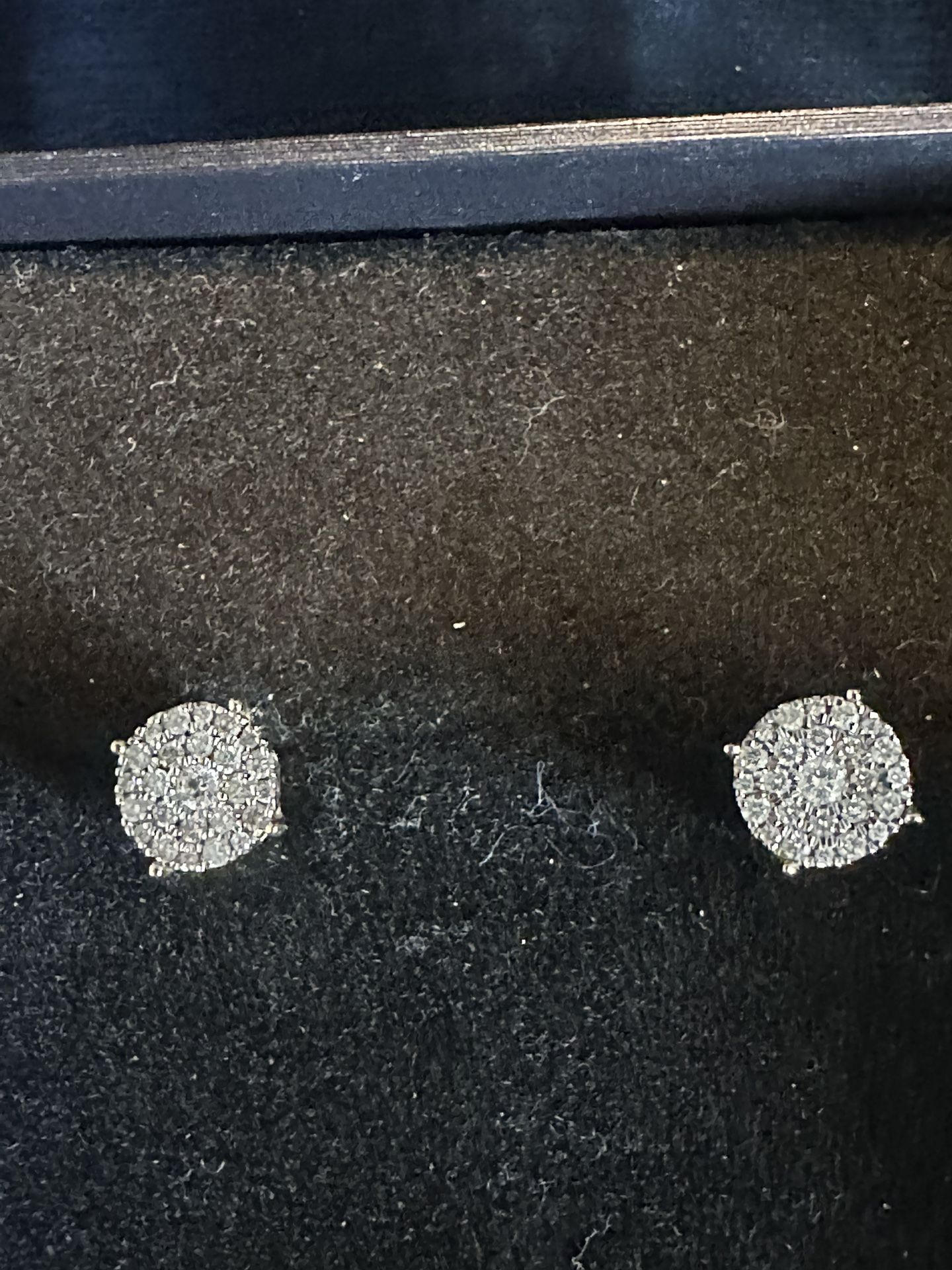 14k Gold And Diamond Earrings