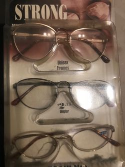 Reading glasses in the package three set only $10