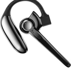 Wireless Bluetooth Headset with Microphone 30 Hrs Talking Time V5.3 Auriculares Bluetooth Earpiece,AI Noise Cancelling Bluetooth Earphones for Trucker