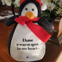 American Greetings Corp 6" Bean Bag Plush Penguin Forget Me Not Vintage 1983