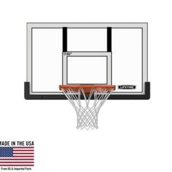 Lifetime 48" Shatterproof Backboard Rim Hoop Basketball Combo 73729