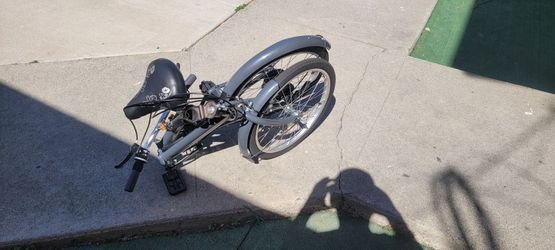 Folding Compact Bicycle Gray