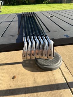 Wilson Shockwave Irons 4-P.  Used $75