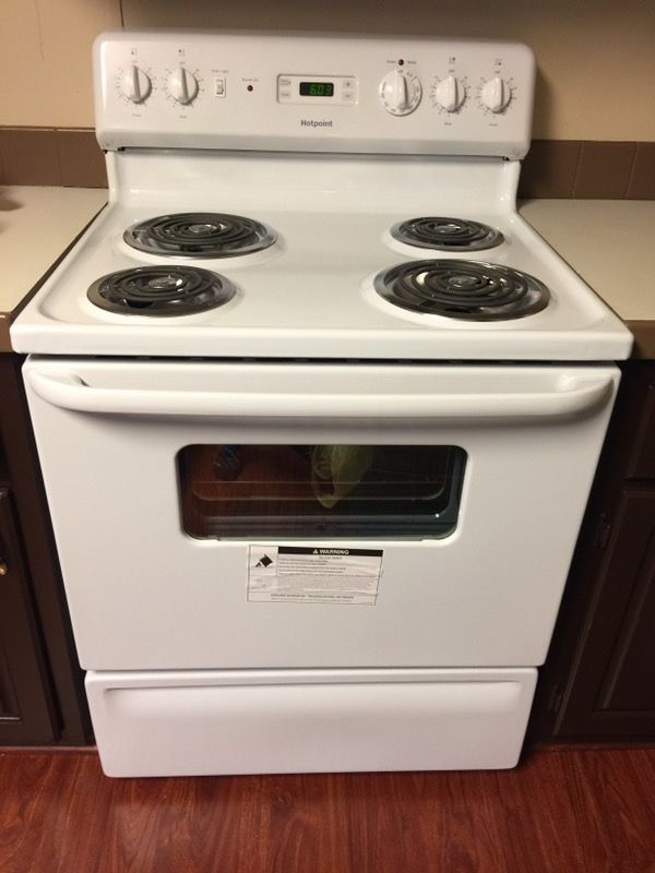 New hotpoint electric stove