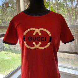 Red Gucci Shirt - Small To Medium 