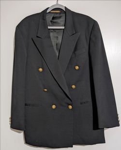 Diamond Clothiers Wings Of Eagles Collection Suit Coat Black Size 42R