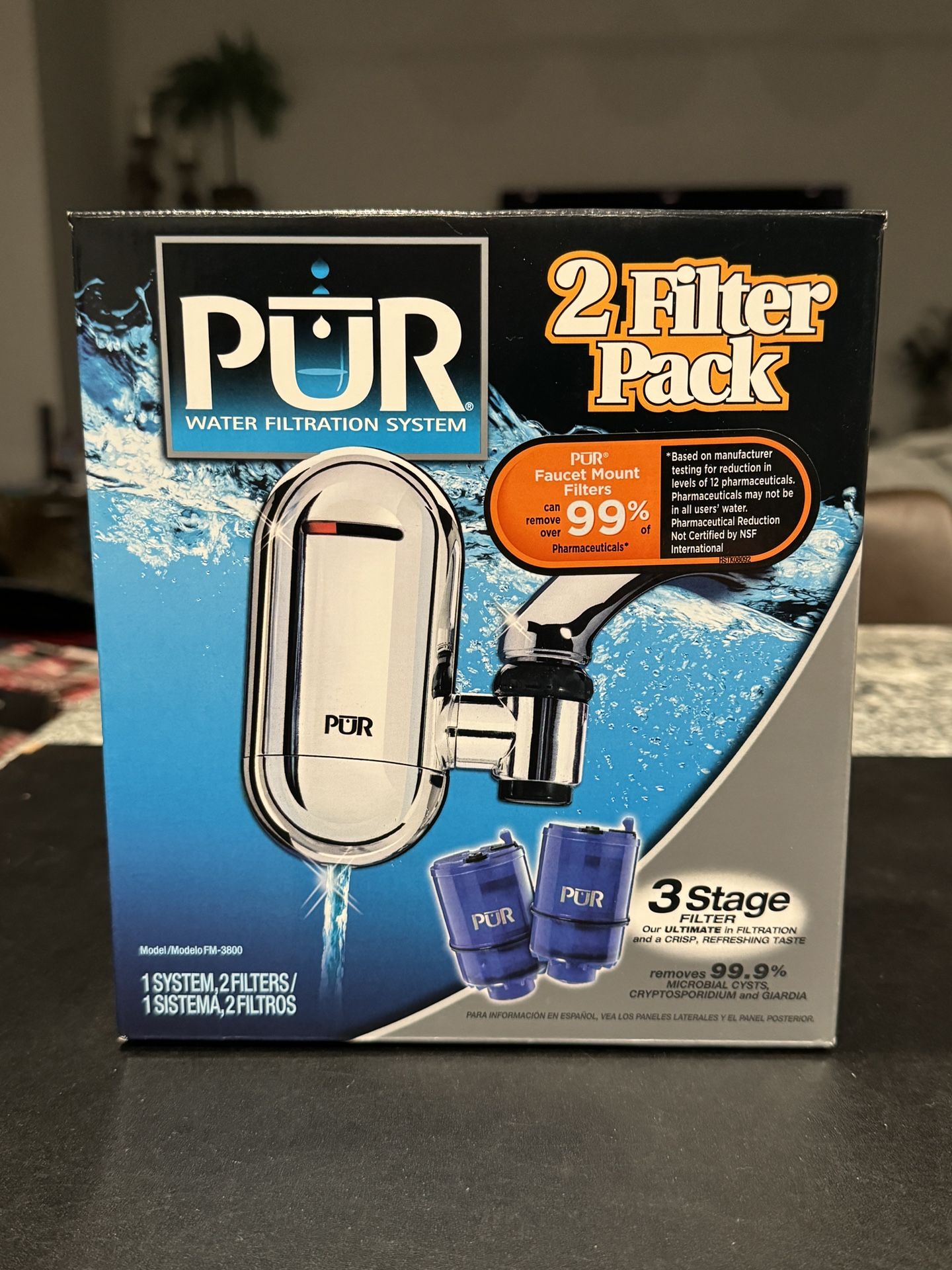 Pur Water Filtration System FM-3800 New Open Box