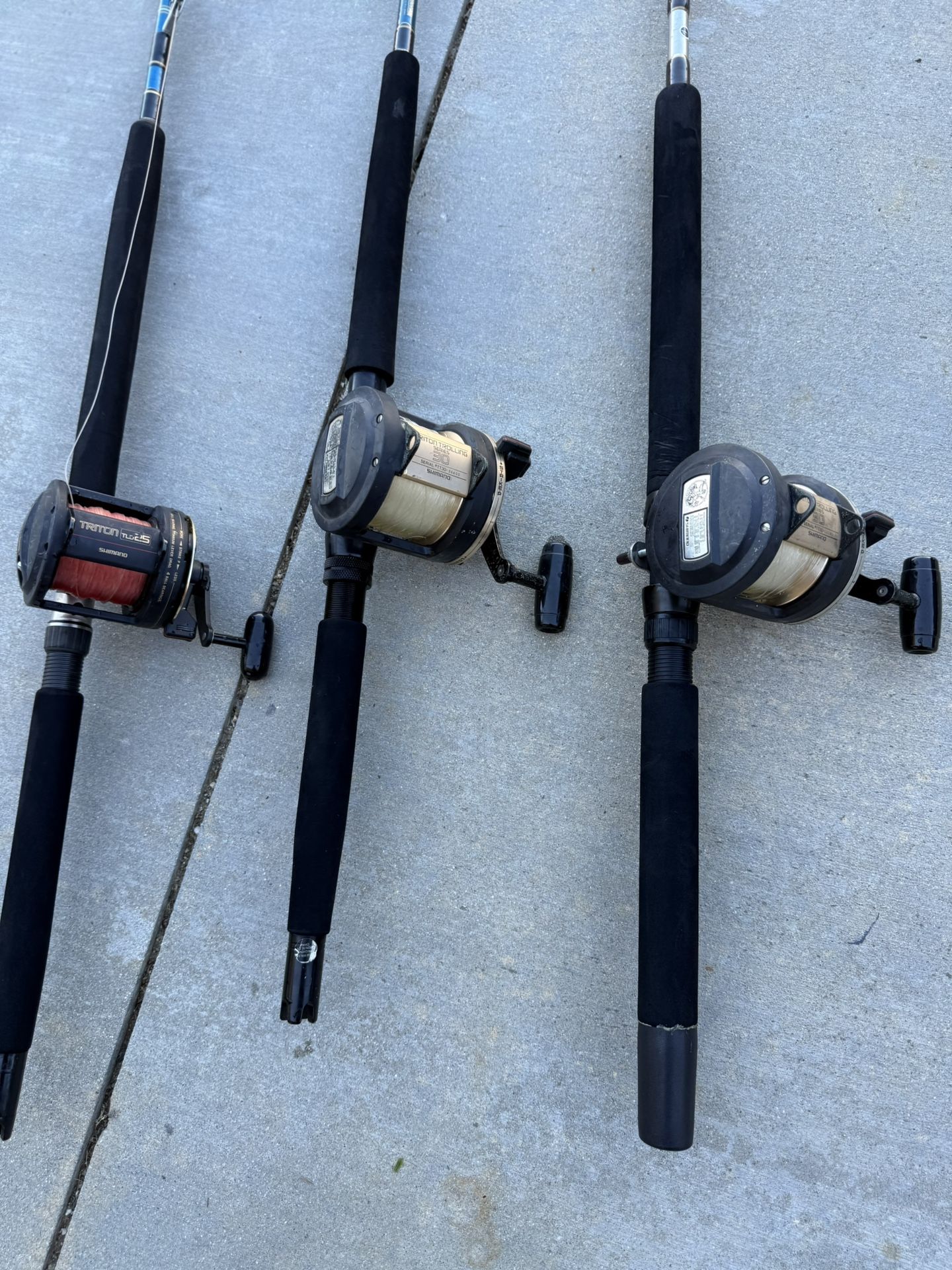 Shimano Triton 30 And Tld25 With Rods 