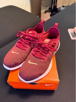 New - Nike Womens Flex Trainer 9 Cross, Team Red/Meta ... hite, 6.5 Regular