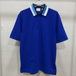 Burberry Blue Polo Shirt 2024 New 