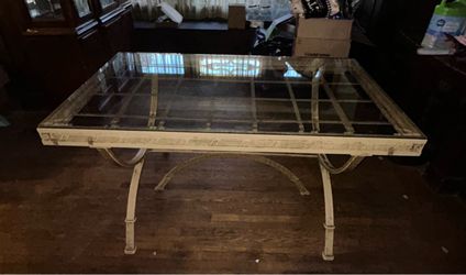 Dining room glass table