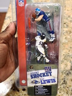 Jeremy Shockey & Ray Lewis Figure
