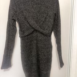 Fashion Nova Grey Dress