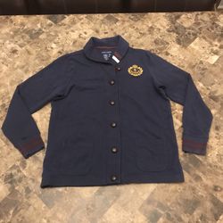 Polo Ralph Lauren Women's Varsity Style Cardigan Navy Size XL Like New $169 Retail