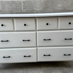Solid Wood White Dresser