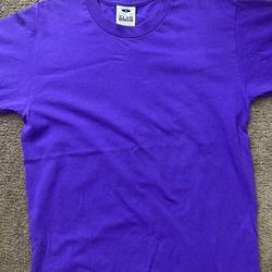 pro club purple blank t shirt