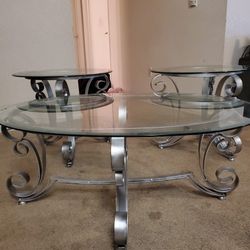 Coffee Table  And 2 End Table 