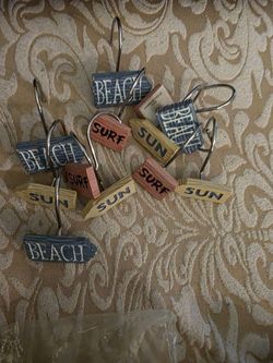 Shower Curtain Hooks , Soap Dispenser and toothbrush holder