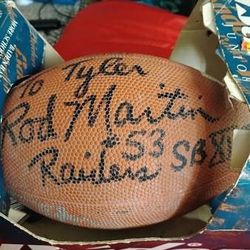 Oakland Raiders Autograph Football 