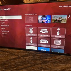 TCL 50” Class S4 (50S451) 4K UHD HDR Smart TV with Roku TV
