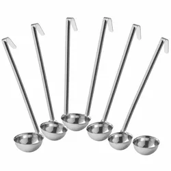 Choice 407OPL5 5 oz Stainless Steel Ladles Lot of 6 New - $22 Per Lot