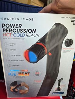 Sharper Image Power Percussion Hot+Cold Massager