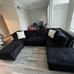 Black Sectional 