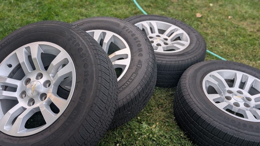 Chevy Wheels And Tires Excellent Condition 