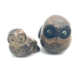Pair Of Enchanting Owl Figurines