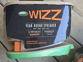 Unused Scotts Wizz Battery-Powered Handheld Lawn Spreader