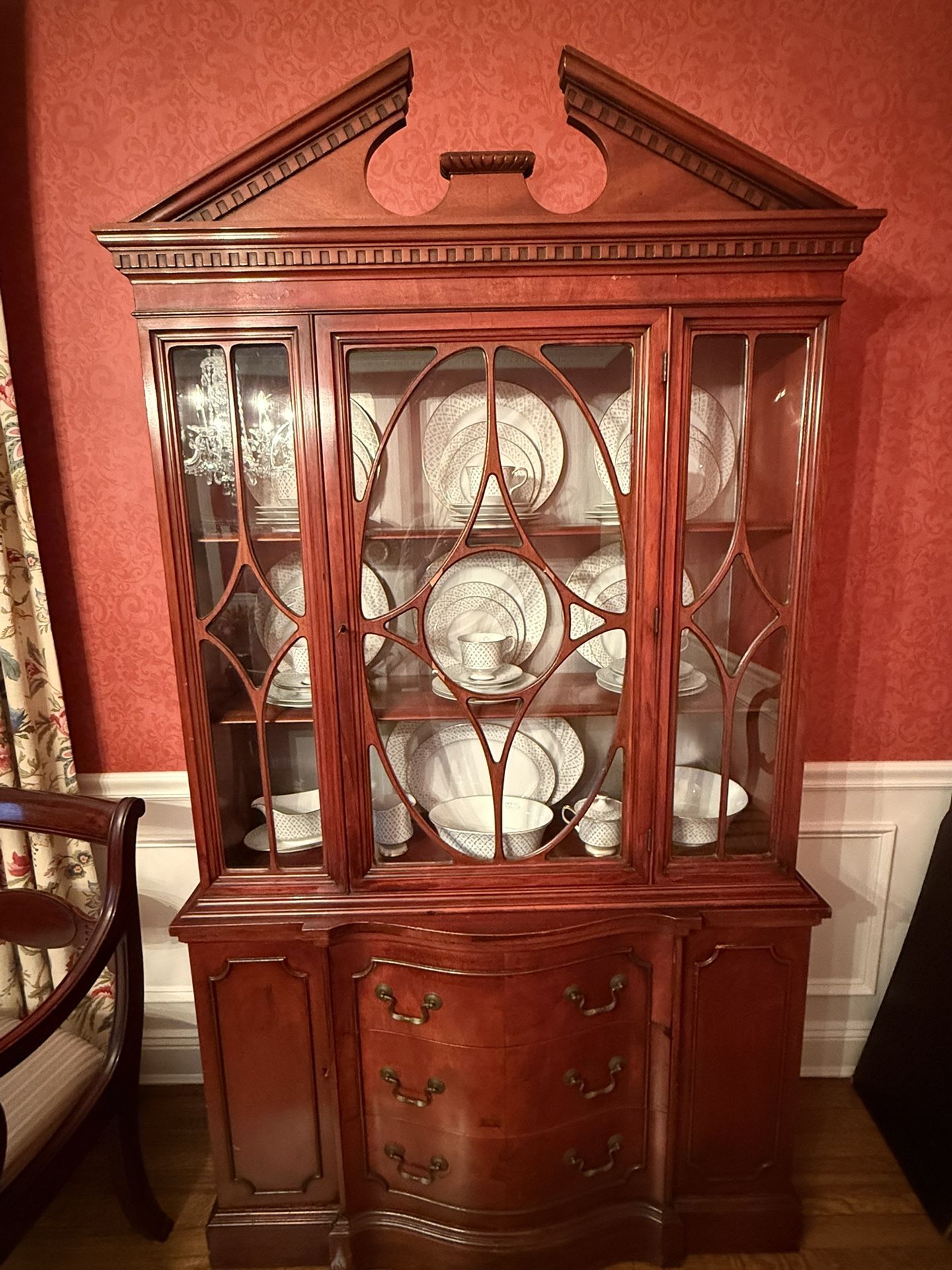 Wood China Cabinet